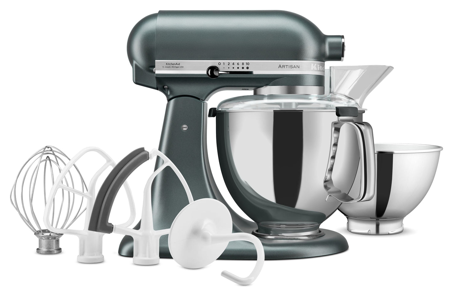 KitchenAid 4,8 L 5KSM175 Artisan Küchenmaschine Juniper (Wacholder)