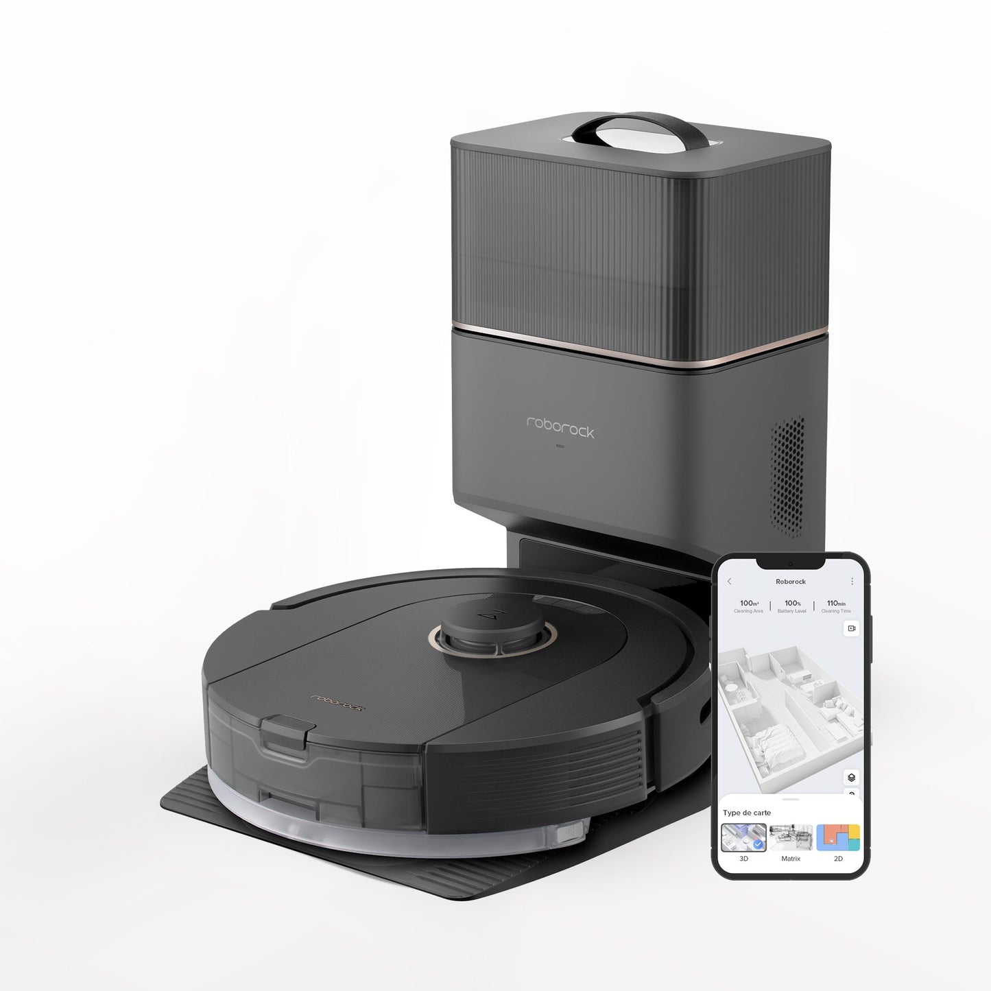 Roborock Q5 Pro+ Saug- und Wischroboter mit Auto-Entleerungsstation