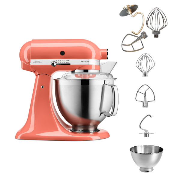 KitchenAid 4,8 L 5KSM185 Artisan Küchenmaschine Tschimmlover TschimmWhip,TschimmHook,TschimmBeat