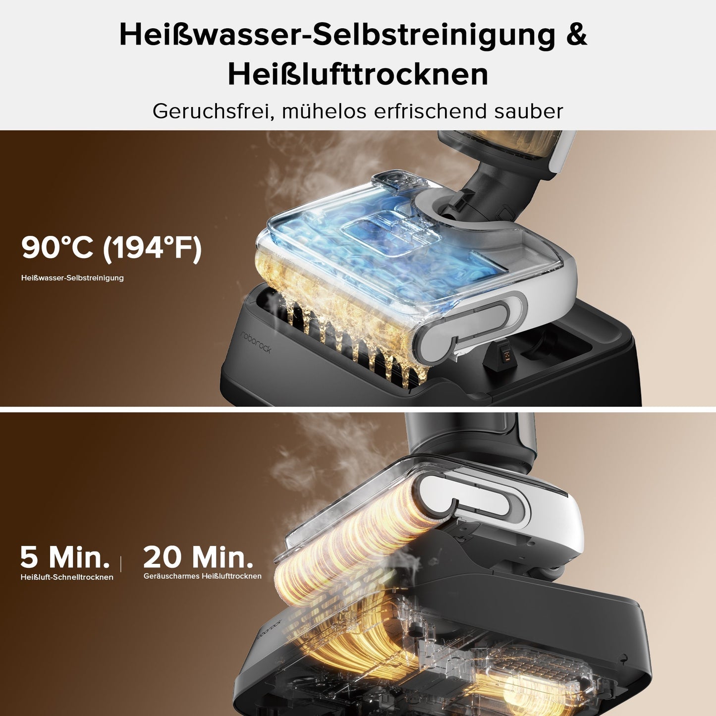 Roborock F25 & F25 LT Nass- und Trockenstaubsauger