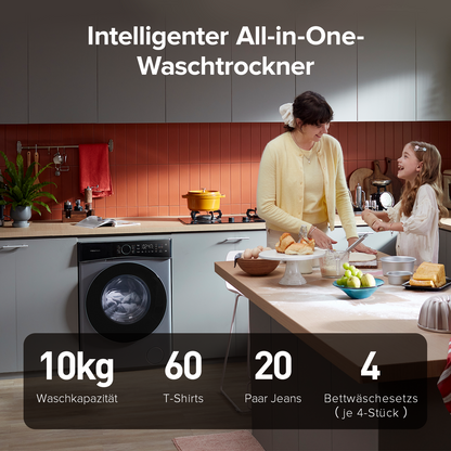 Roborock Zeo Lite Waschtrockner mit der Zeo-Cycle® Trocknungstechnologie