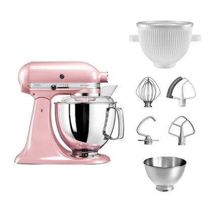 KitchenAid 4,8 L 5KSM175 Artisan Küchenmaschine Icelover mit Eiszubereiter