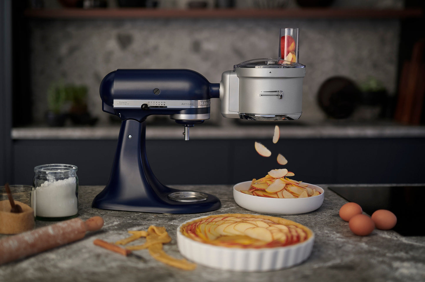 KitchenAid Verstellbare Schneidscheibe zum Food Processor Vorsatz 5KSM2FPA