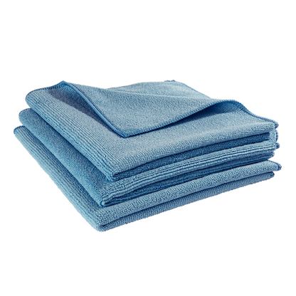Spezial Mikrofasertuch kettgewirkt 40x40 cm blau