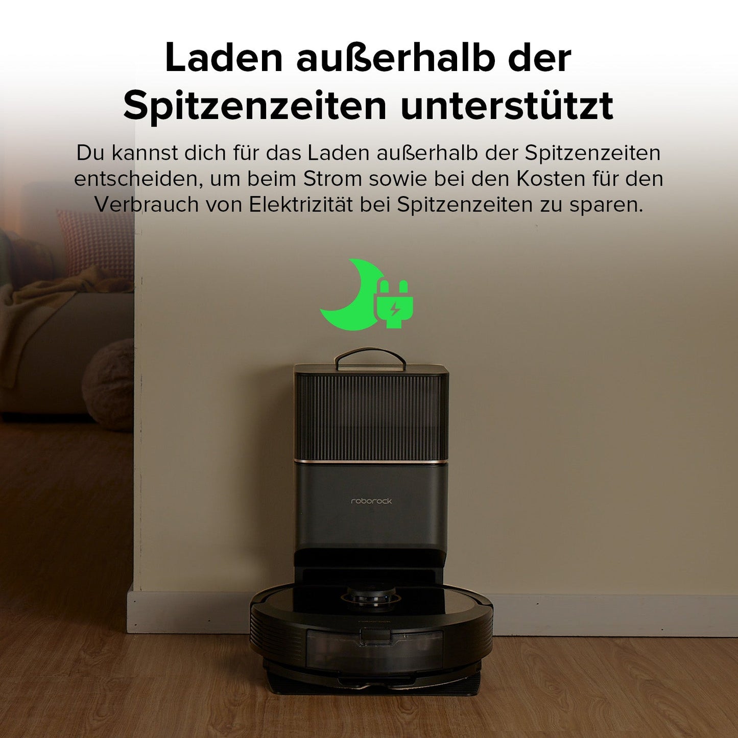 Roborock Q8 Max+ Saug- und Wischroboter mit Auto-Entleerungsstation