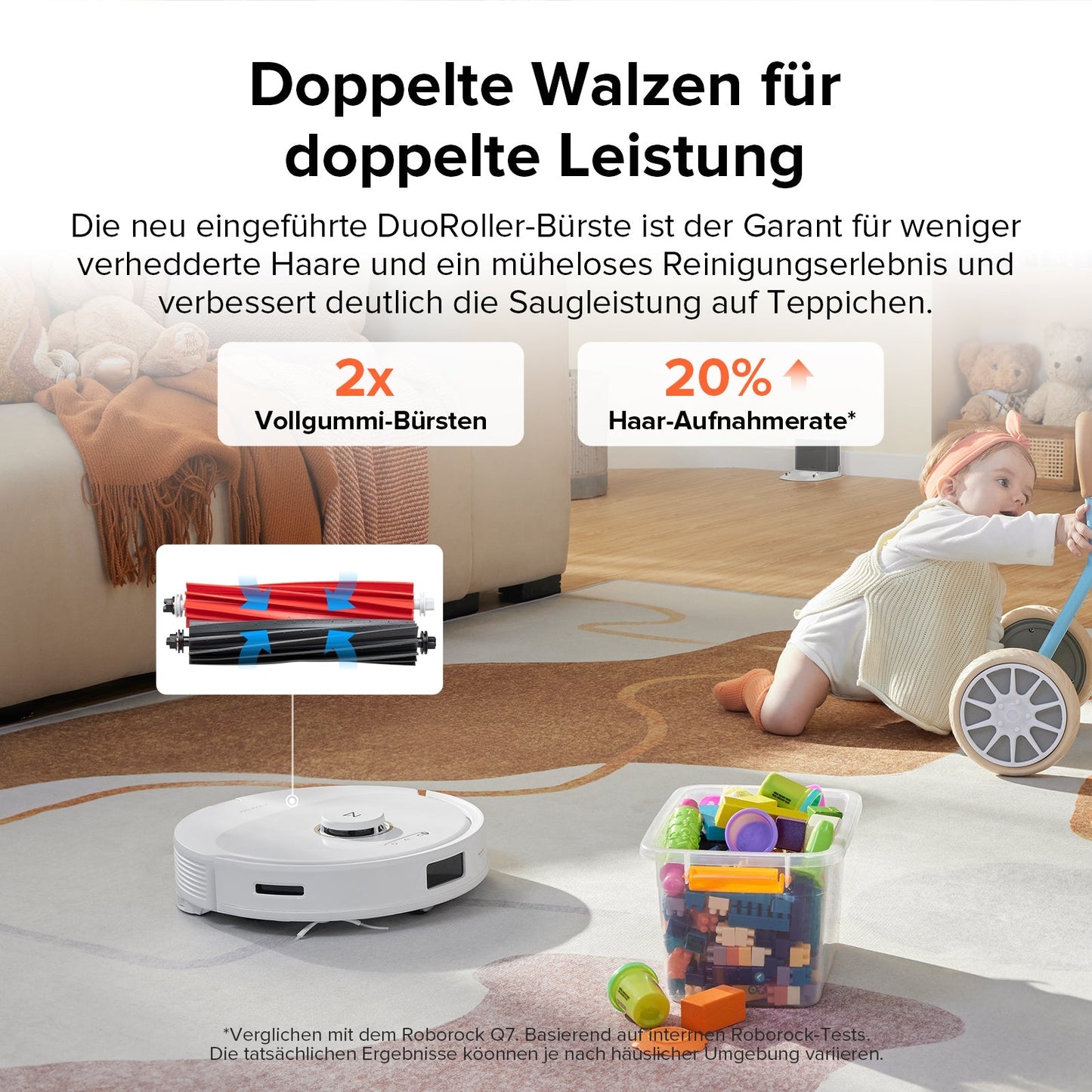 Roborock Q8 Max Saug- und Wischroboter