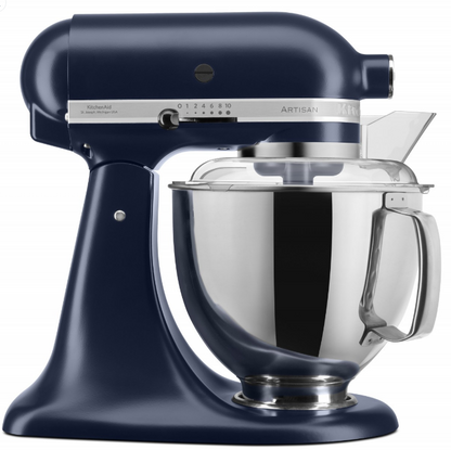 KitchenAid 4,8 L 5KSM175 Artisan Küchenmaschine Meatlover mit Ganzmetall- Fleischwolf
