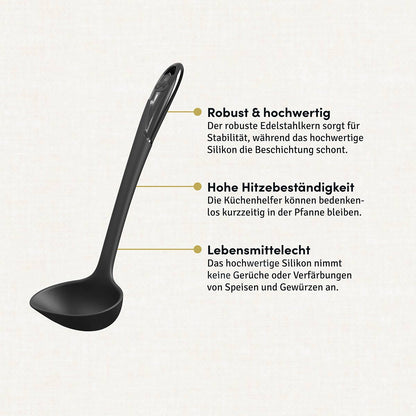 Schöpfkelle mit robustem Edelstahlkern
