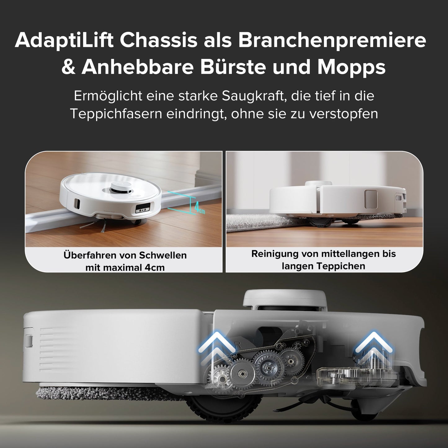 Roborock Qrevo Curv Saugroboter mit Multifunktions-Dockingstation 3.0