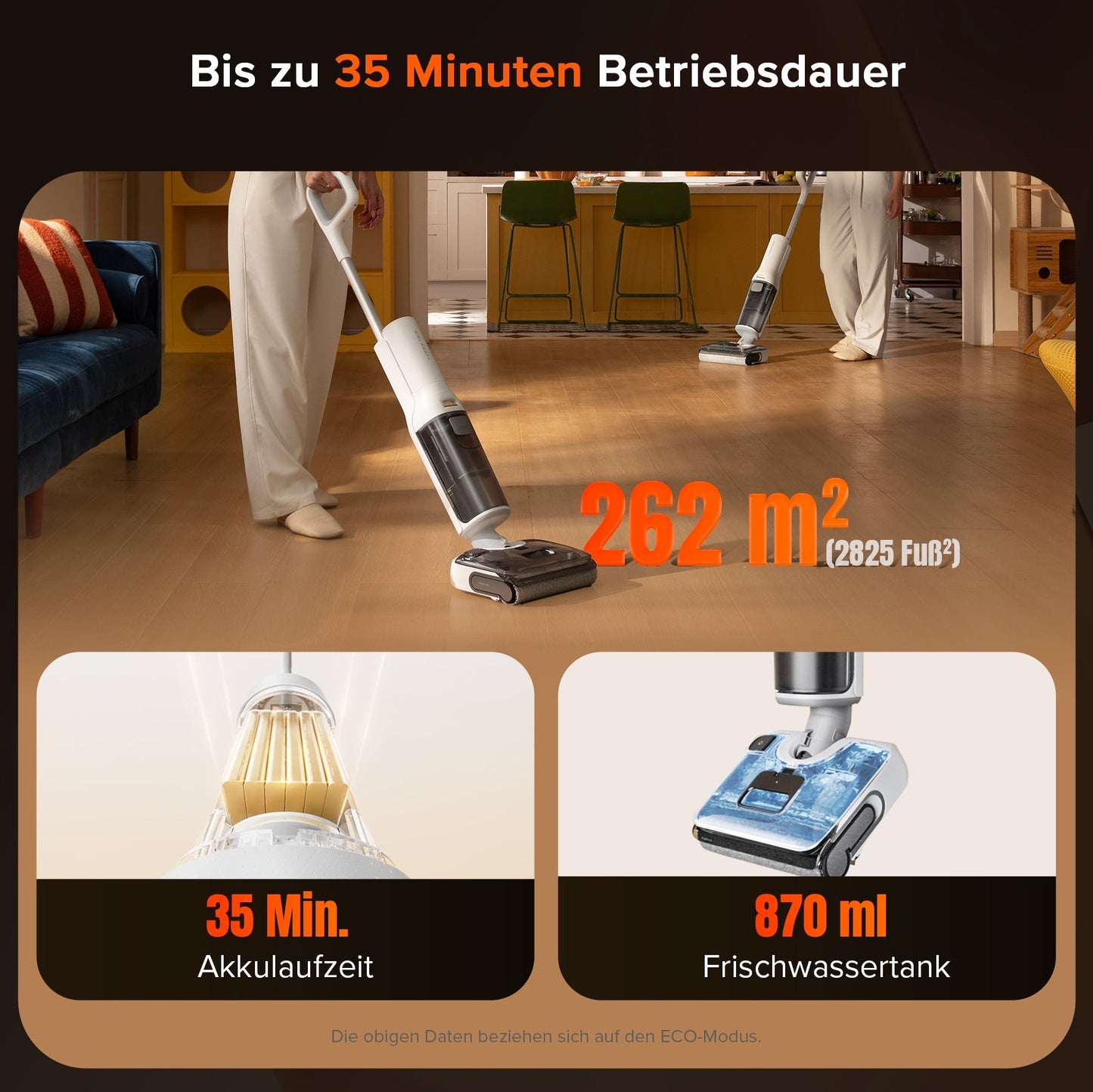 Roborock F25 RT Nass- und Trockenstaubsauger