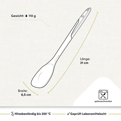 Servierlöffel mit robustem Edelstahlkern
