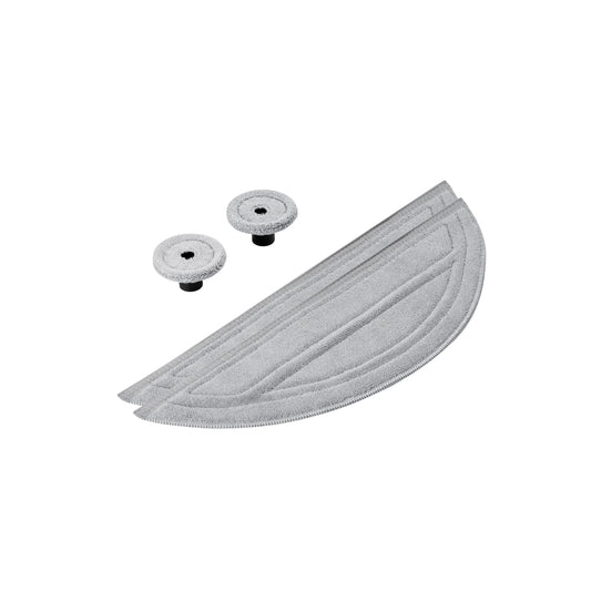 Roborock Wischtuch-Set, integrierter Vibrationsmopp*2 Stück und Rand-Wischtuch*2 Stück